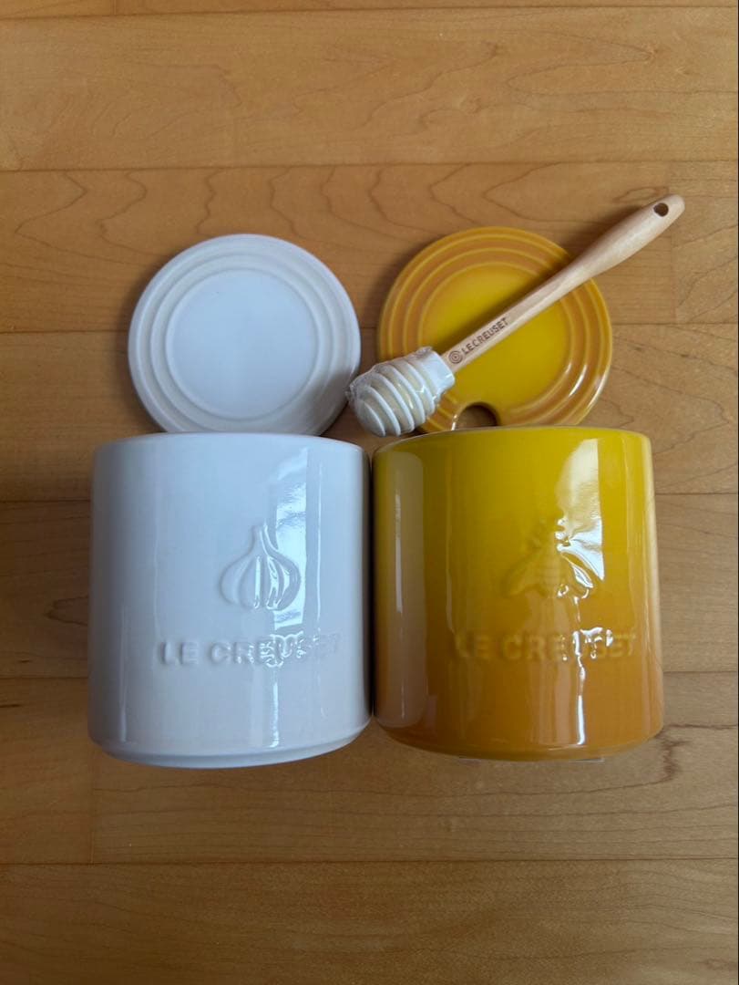 LE CREUSET ルクルーゼ　ハニーポット　ガーリックキーパー
