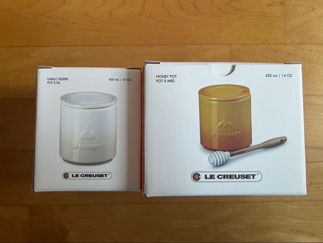 LE CREUSET ルクルーゼ　ハニーポット　ガーリックキーパー