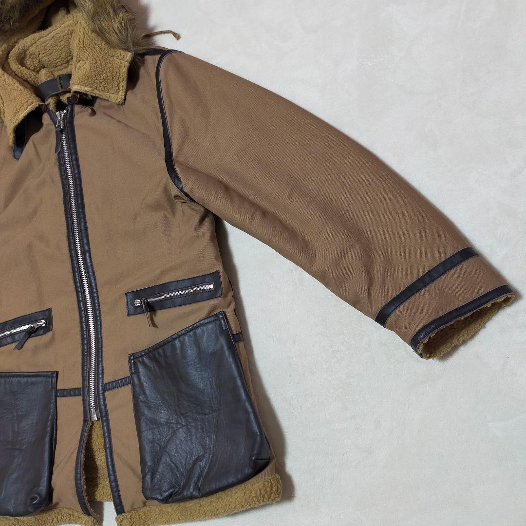 AVIREX　コットン×牛革　B−7　アラスカンコート　Lサイズ