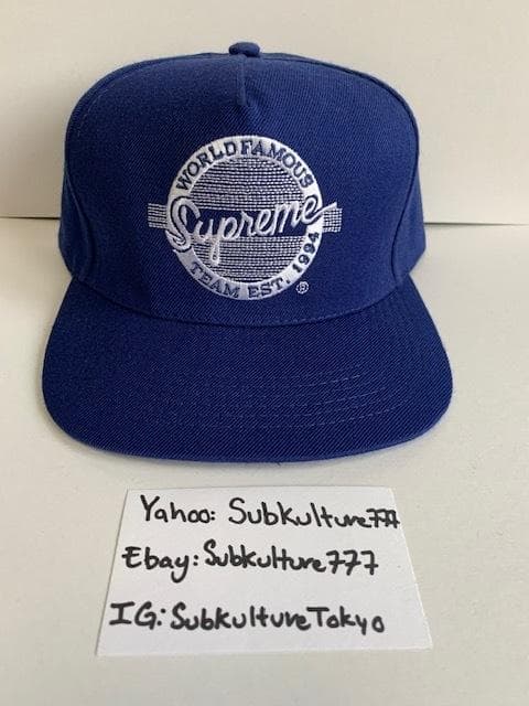 Supreme ネイビー キャップ SNAPBACK