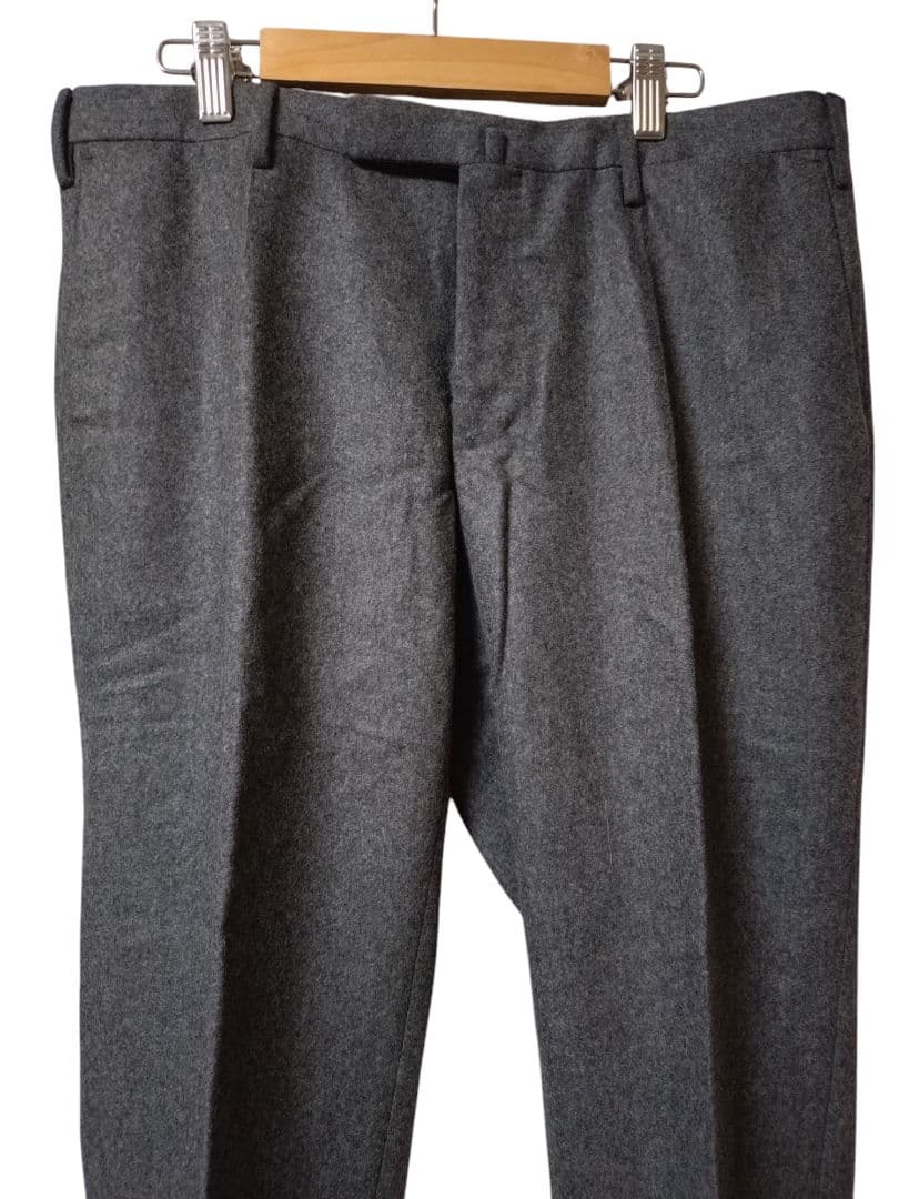 美品　INCOTEX　インコテックス　ウールパンツ　秋冬物 48 グレー