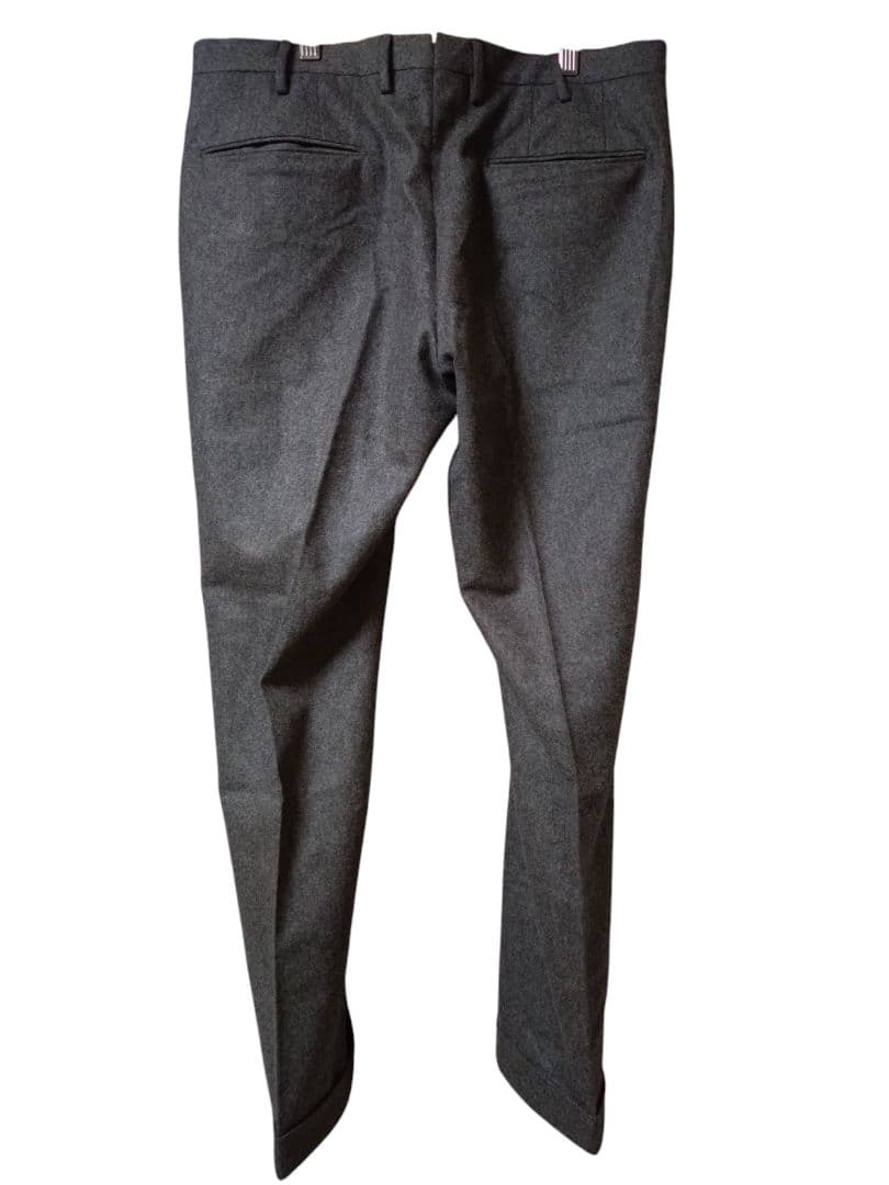 美品　INCOTEX　インコテックス　ウールパンツ　秋冬物 48 グレー