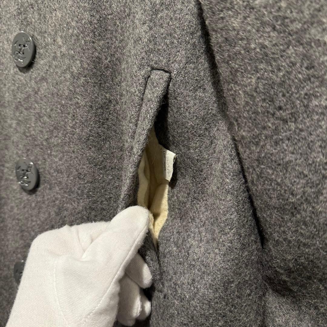 美品‼️Schott ピーコート USA製 グレー ショット キルティング 40L