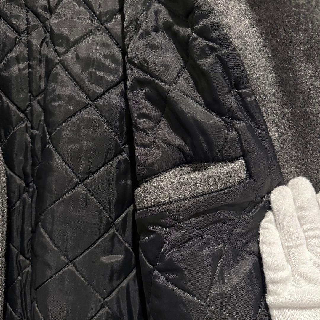 美品‼️Schott ピーコート USA製 グレー ショット キルティング 40L