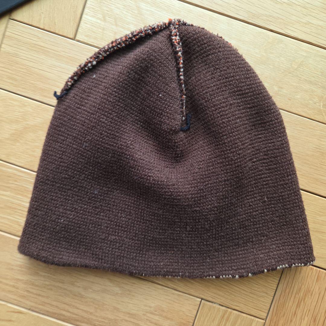90s old stussy ビーニー　紺タグ　モノグラム　初期　ロゴ　ニット帽