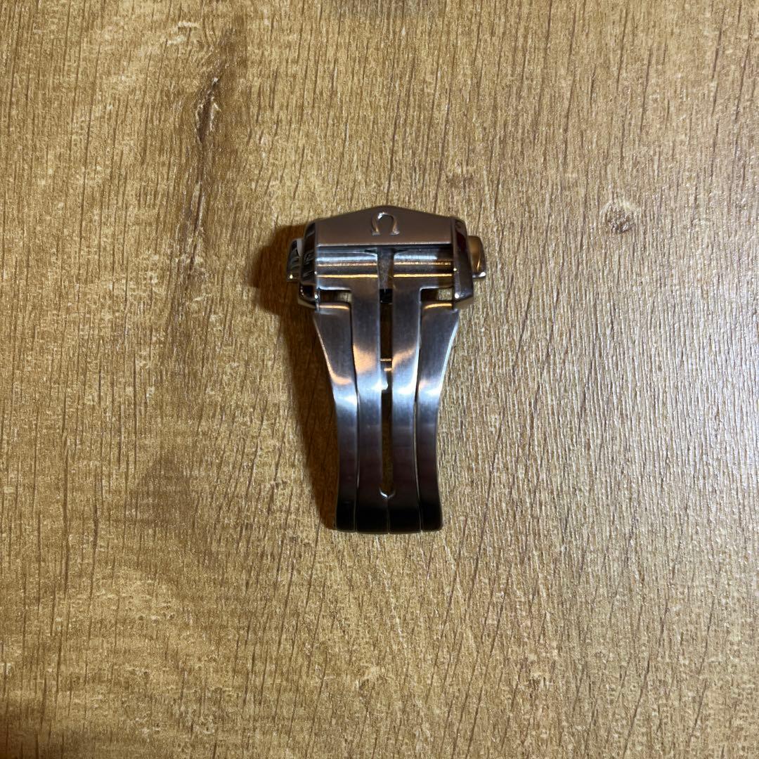 OMEGA オメガ　ネイビー クロコダイル　レザーベルト 20mm 濃紺