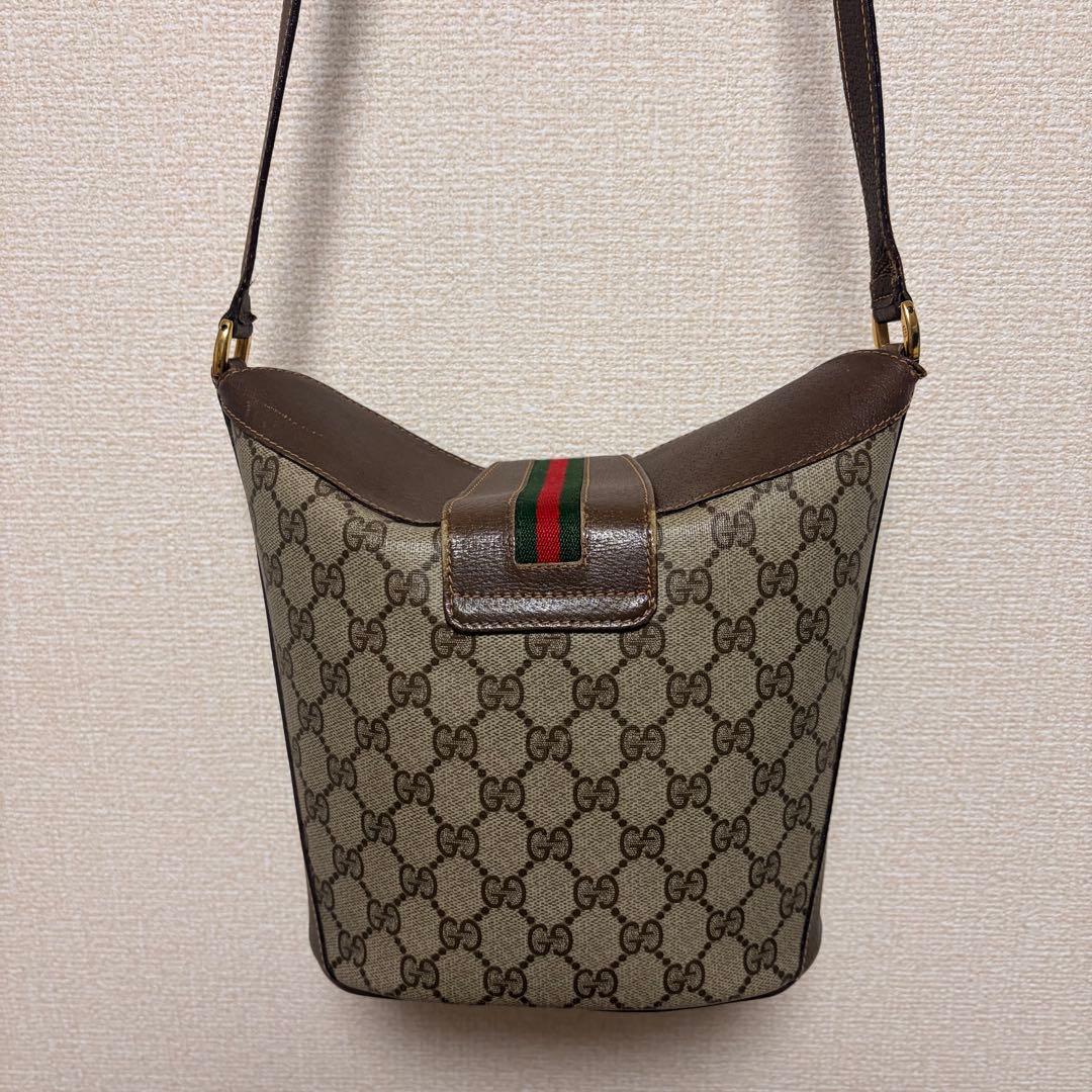 Gucci GGキャンバス ショルダーバッグ オールドグッチ