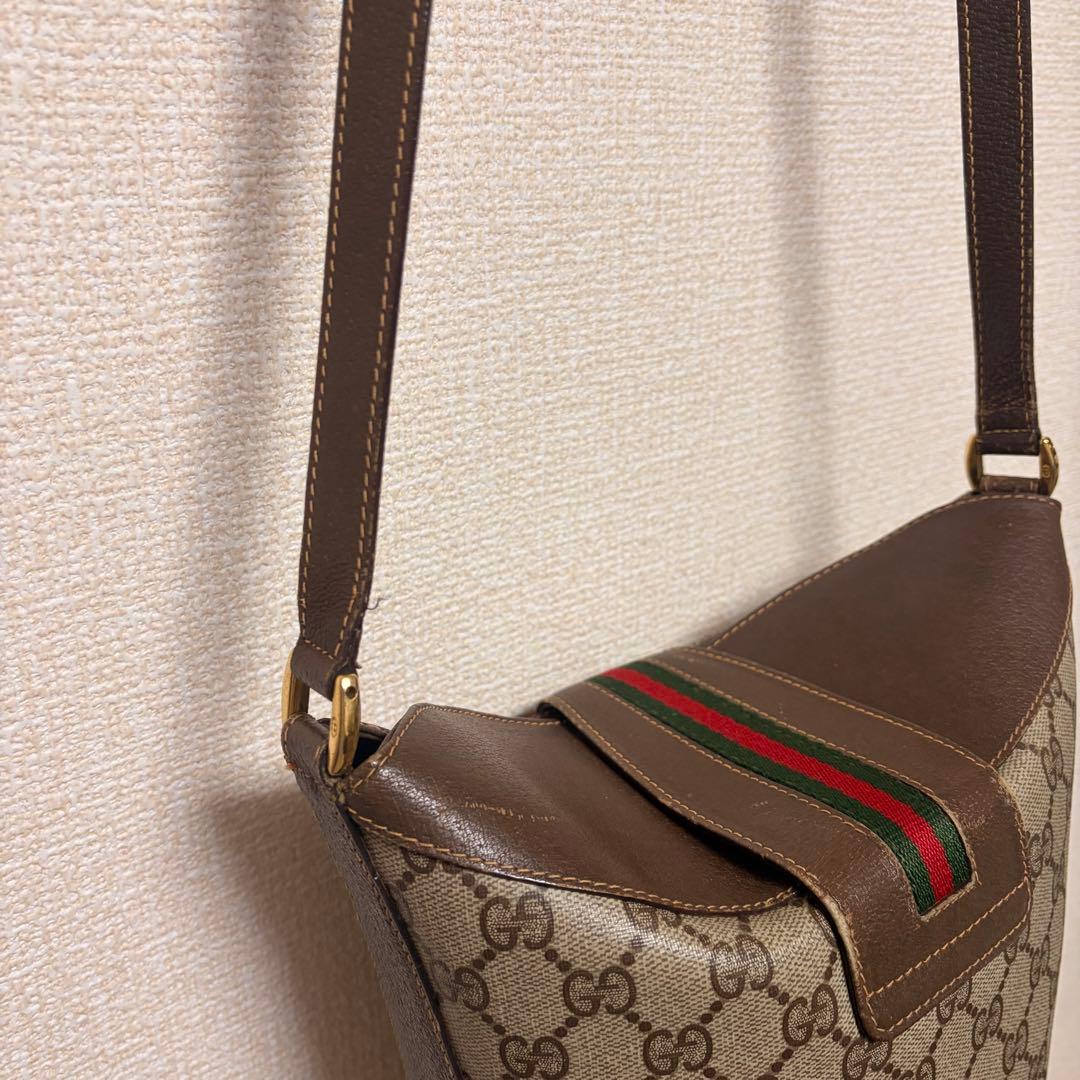 Gucci GGキャンバス ショルダーバッグ オールドグッチ