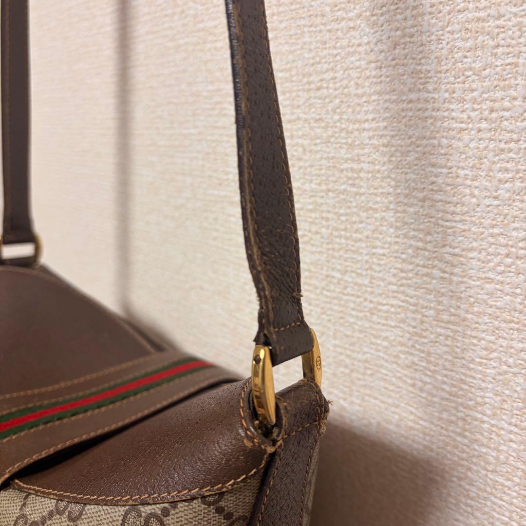 Gucci GGキャンバス ショルダーバッグ オールドグッチ