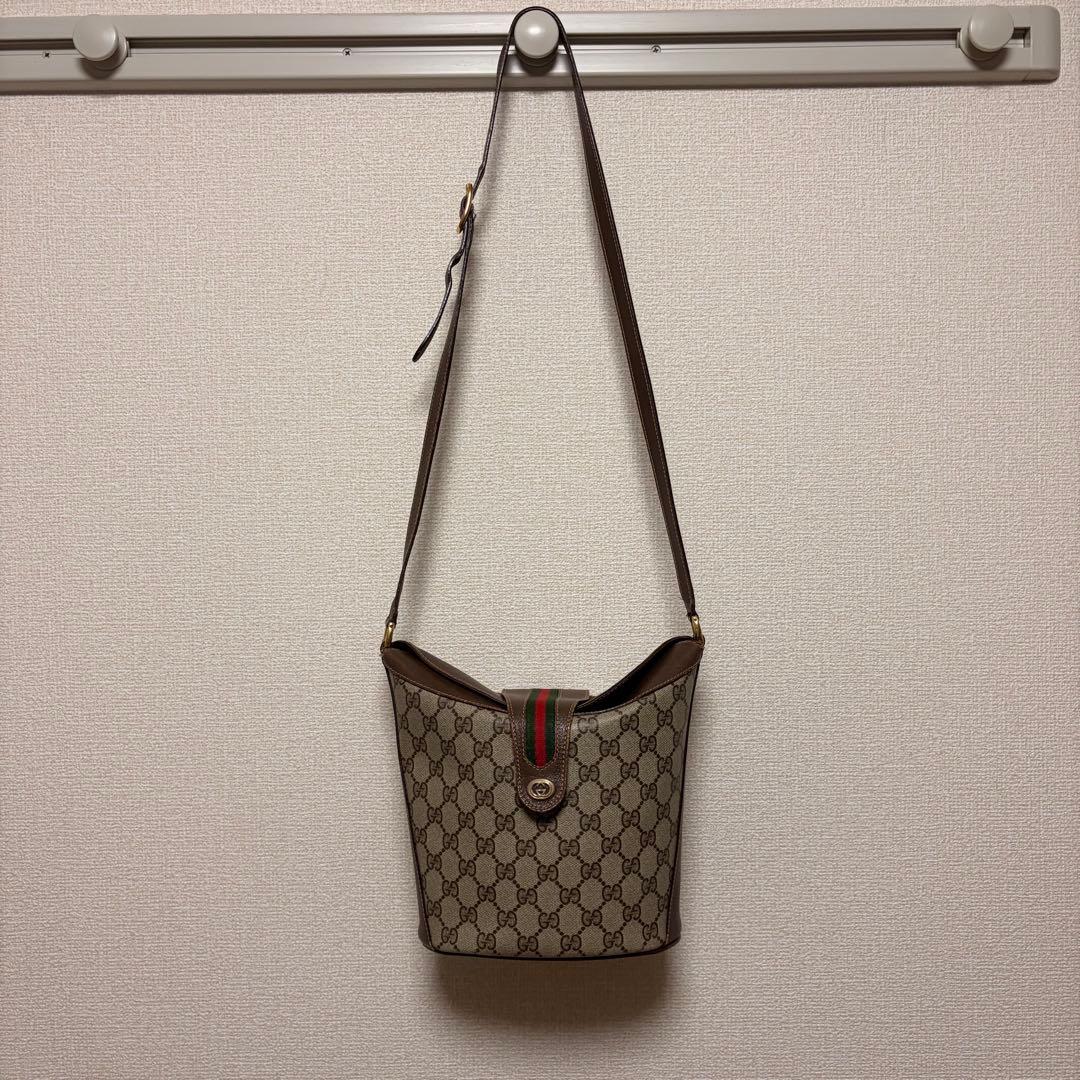 Gucci GGキャンバス ショルダーバッグ オールドグッチ