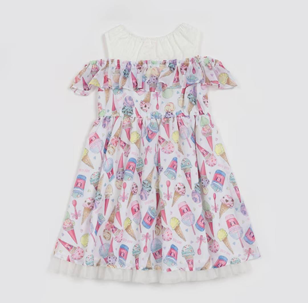 メゾピアノ 新品未使用 120cm サーティワンコラボ ワンピース 2024新作