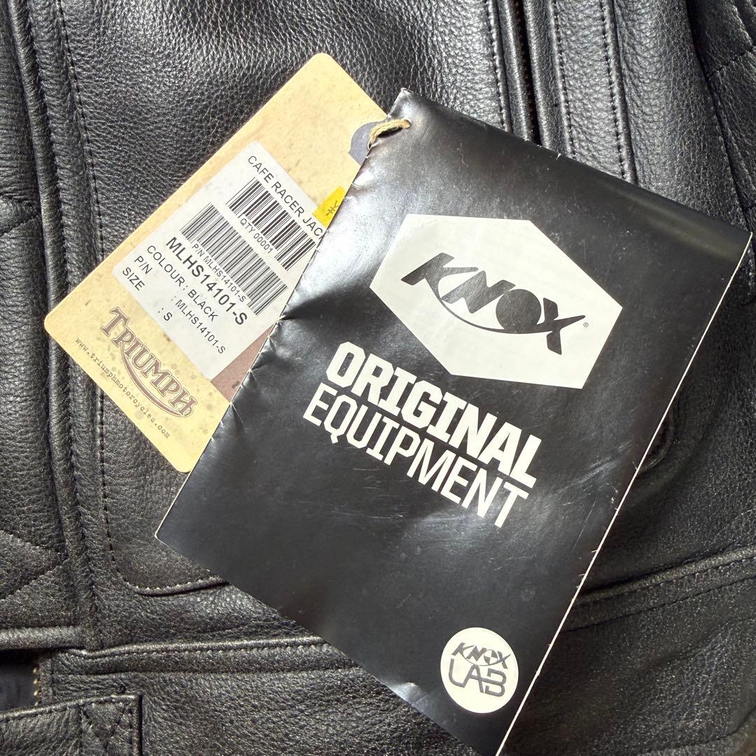 新品タグ付 トライアンフ カフェレーサー レザージャケット TRIUMPH
