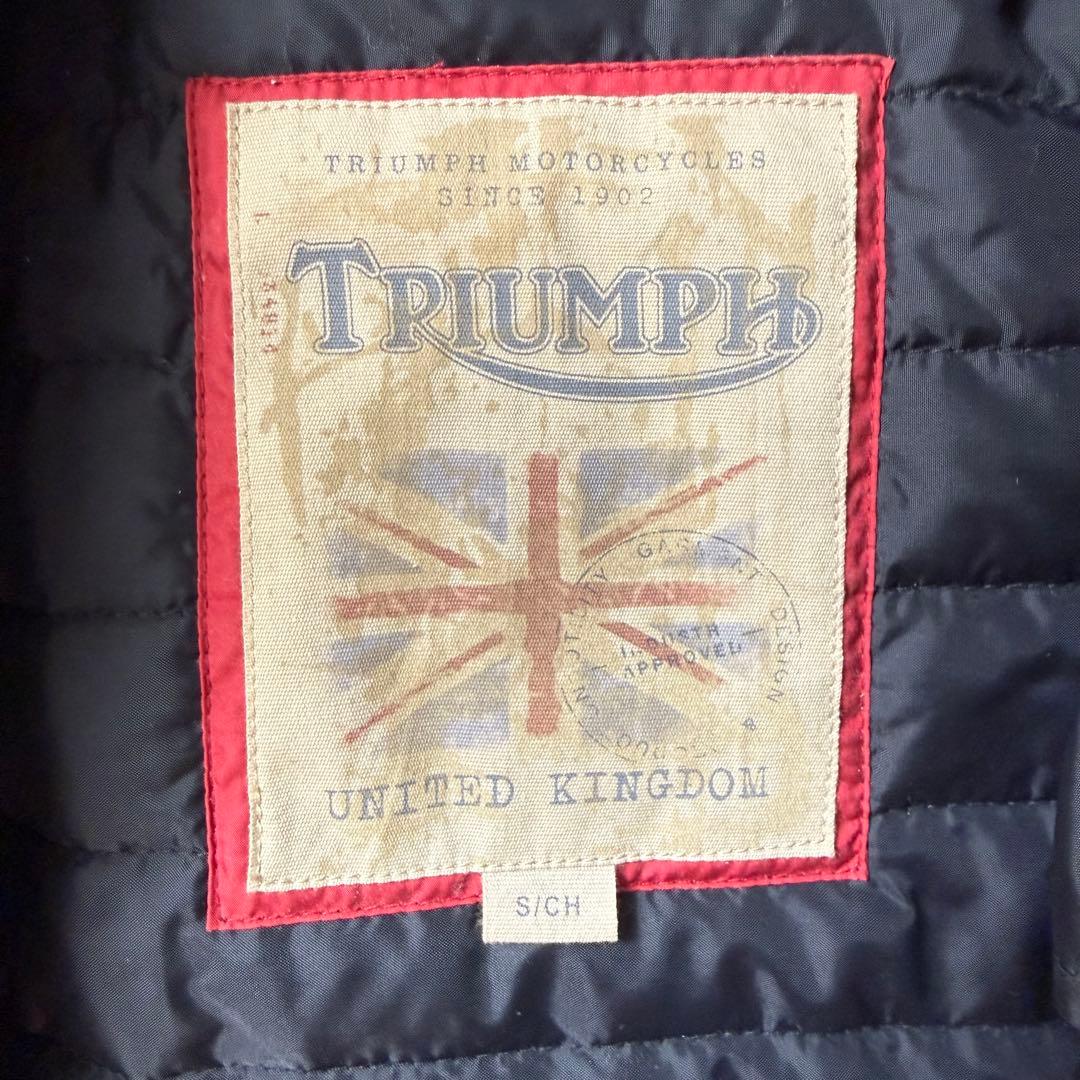 新品タグ付 トライアンフ カフェレーサー レザージャケット TRIUMPH