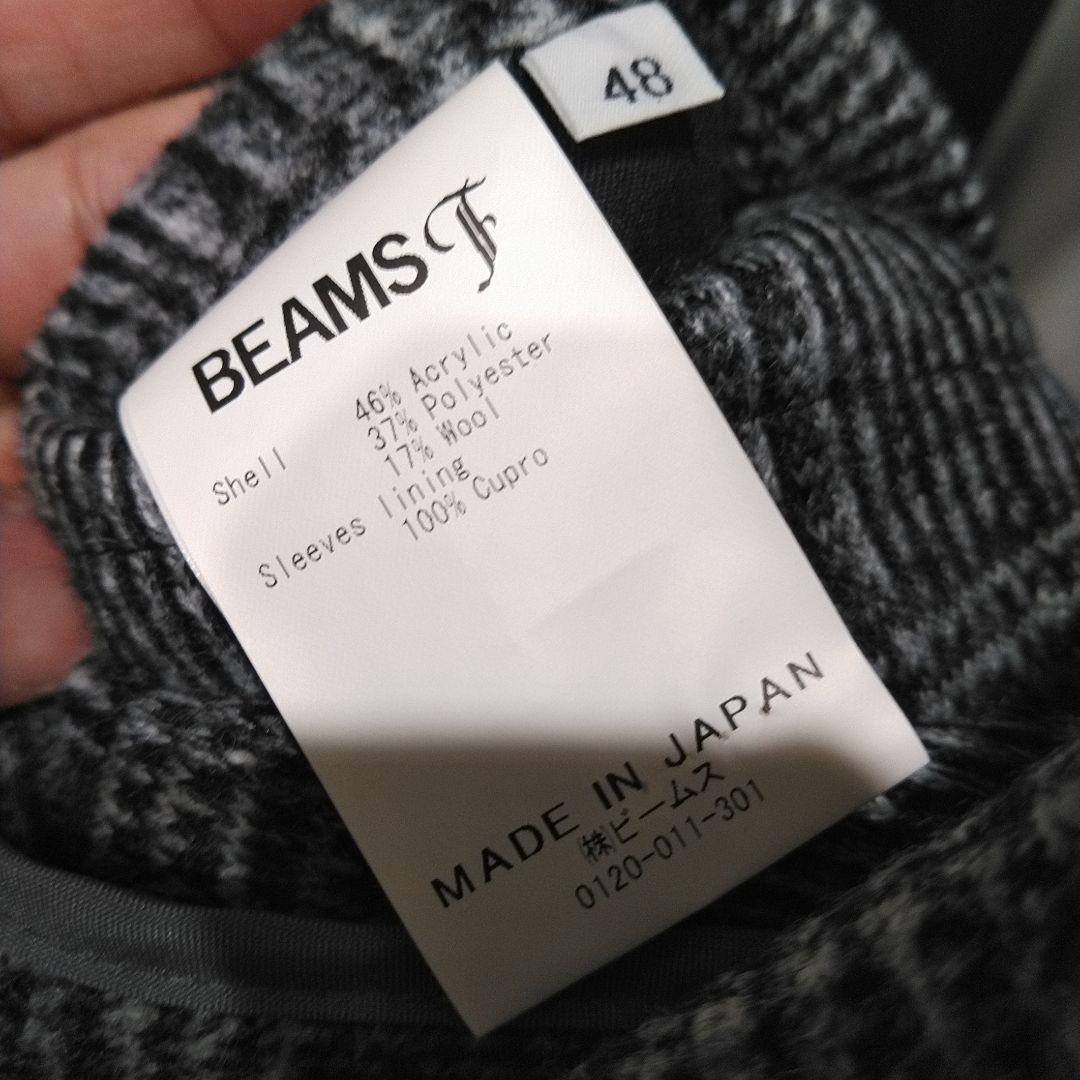 BEAMS F / EASY グレンチェック ジャケット　春秋冬