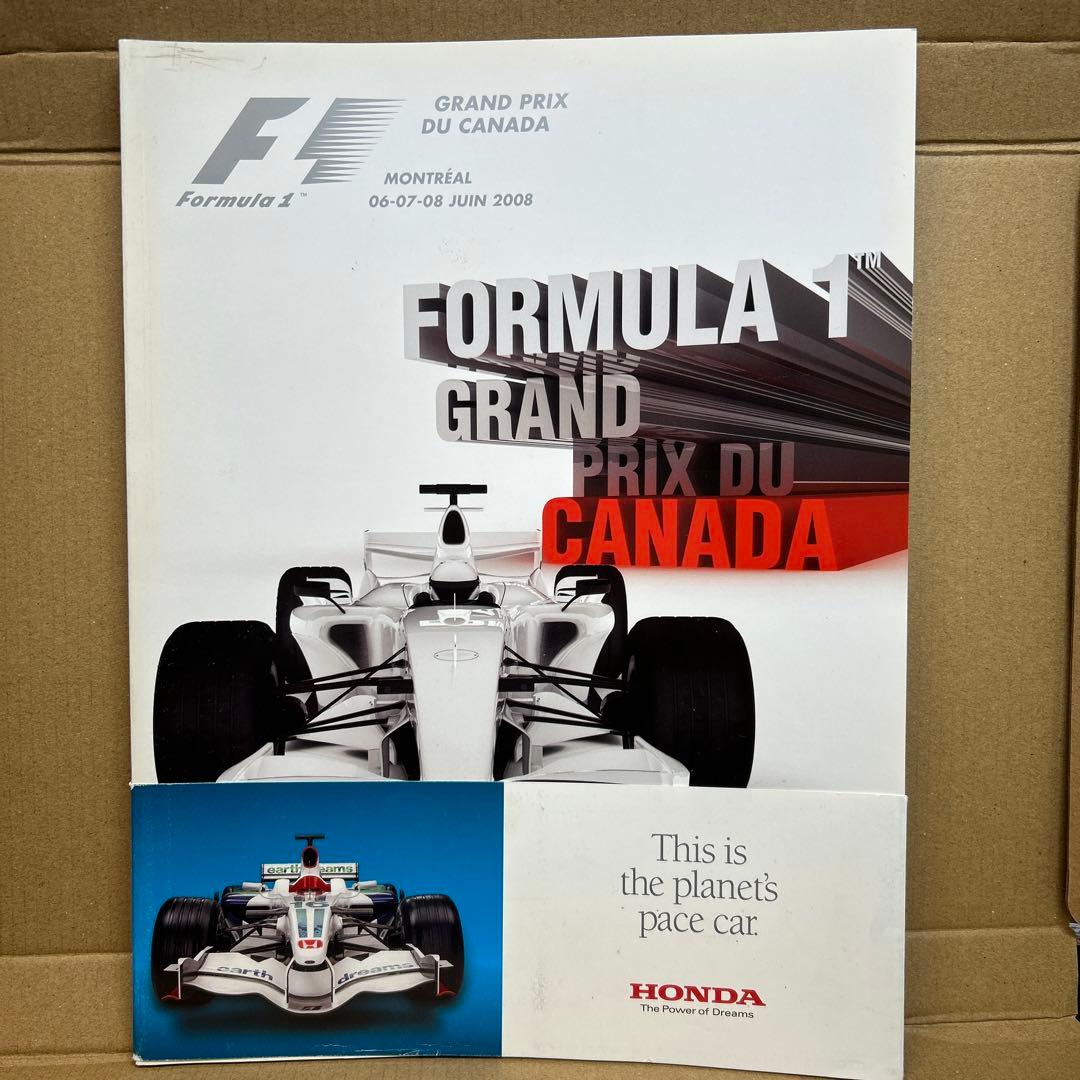 F1 2008 カナダGP プログラム