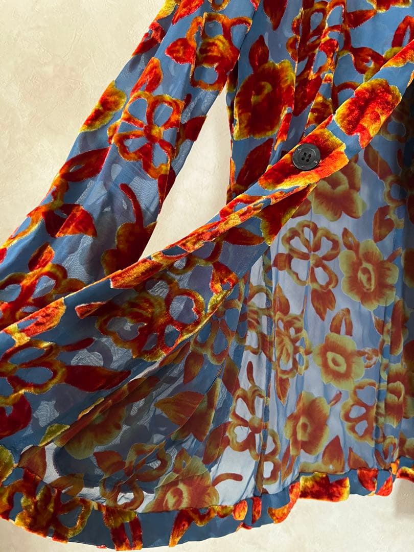 ヴィンテージ Yohji Yamamoto 希少素材　美品シアージャケット　S