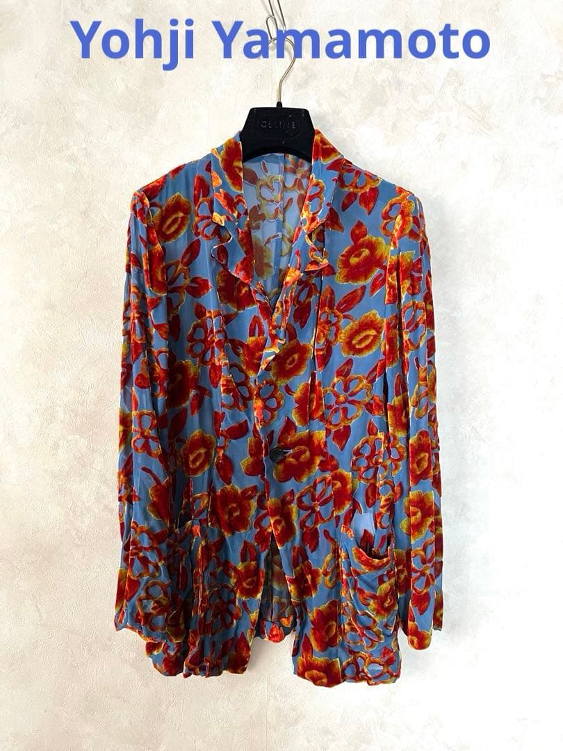ヴィンテージ Yohji Yamamoto 希少素材　美品シアージャケット　S