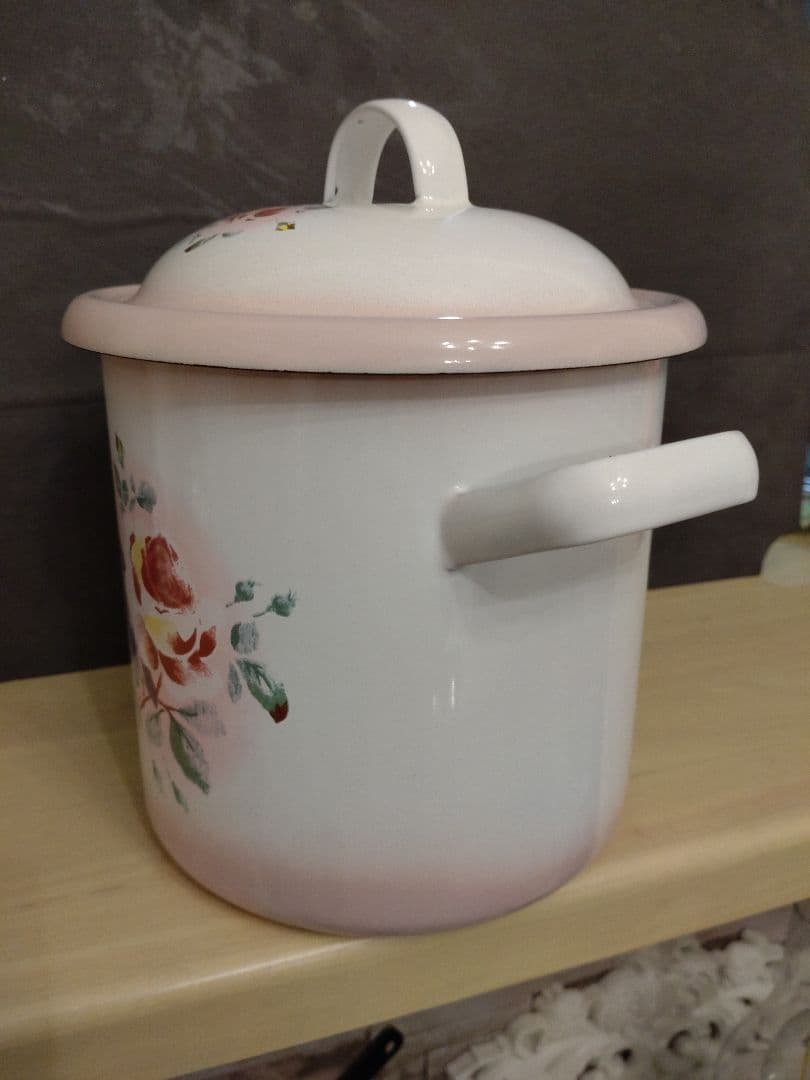 イマン iman プリンセスローズ 　ミニストッカー 琺瑯缶 レア ヴィンテージ