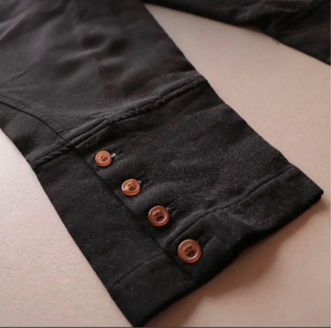 コムデギャルソン コムコム 裾ボタン切り替え ハイウエストスラックス