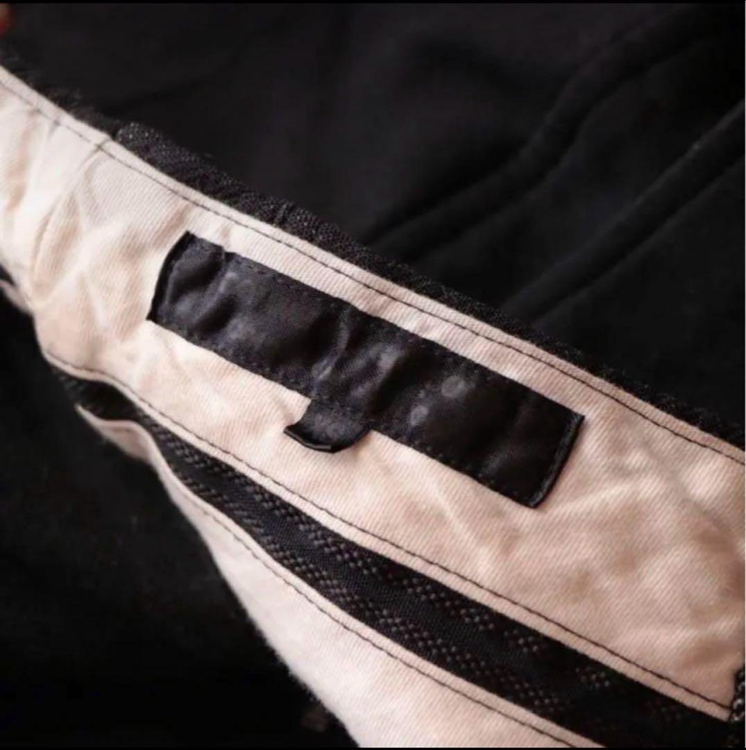 コムデギャルソン コムコム 裾ボタン切り替え ハイウエストスラックス