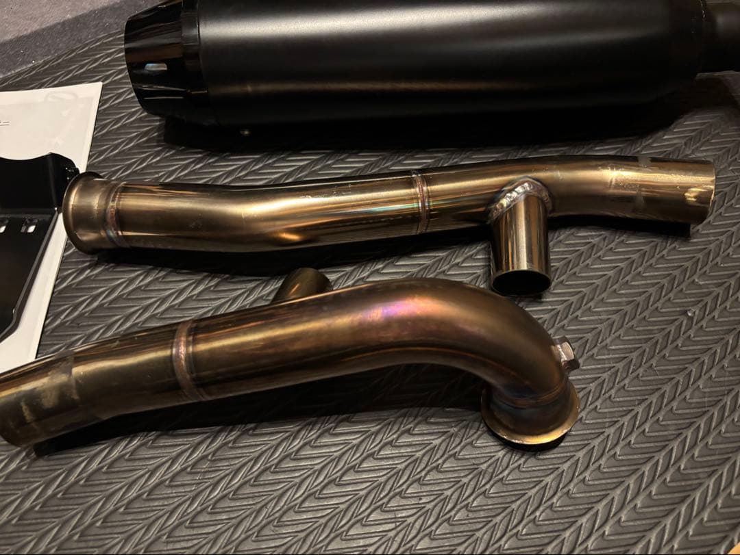 スポーツスターS モーターステージ　スリップオンマフラー