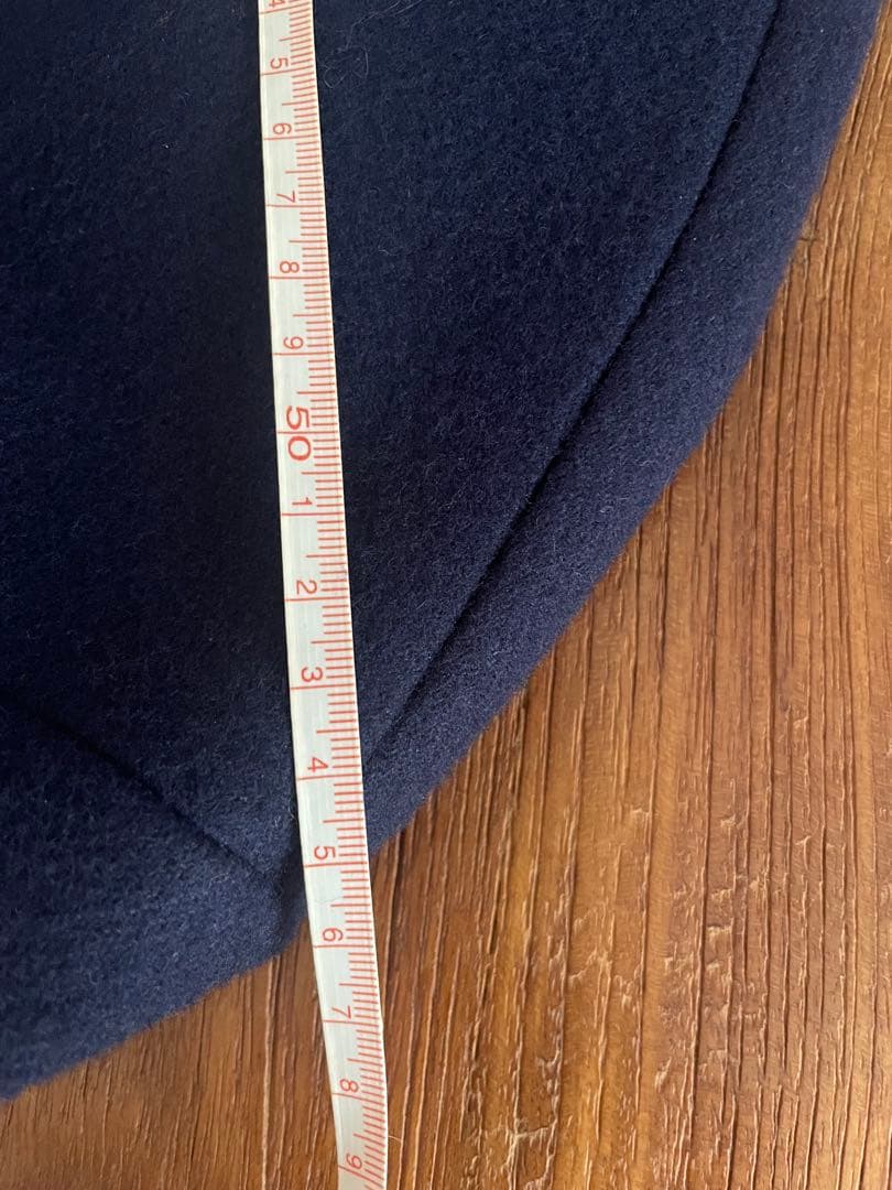 ENFOLD エンフォルド コクーン カシミア混 ネイビー タグ保管