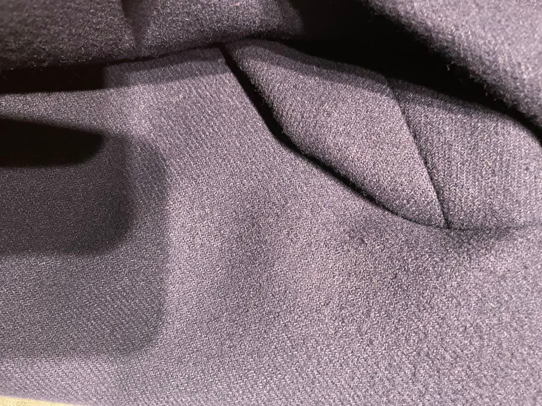 ENFOLD エンフォルド コクーン カシミア混 ネイビー タグ保管