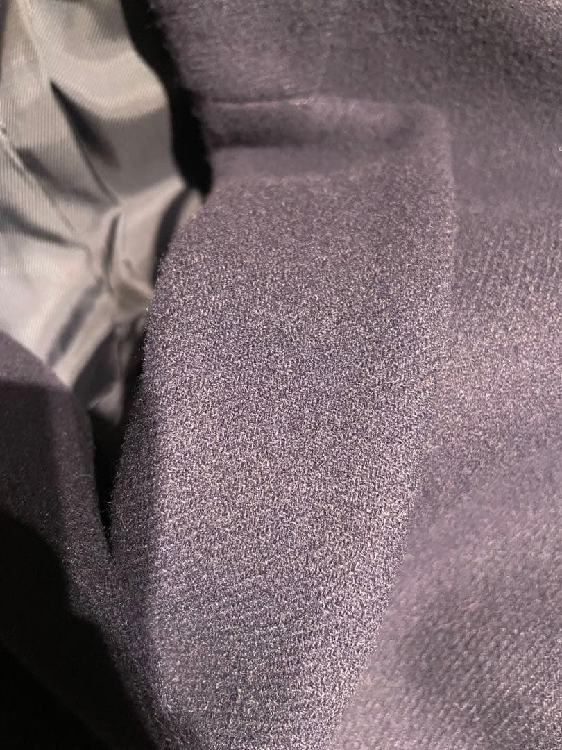 ENFOLD エンフォルド コクーン カシミア混 ネイビー タグ保管