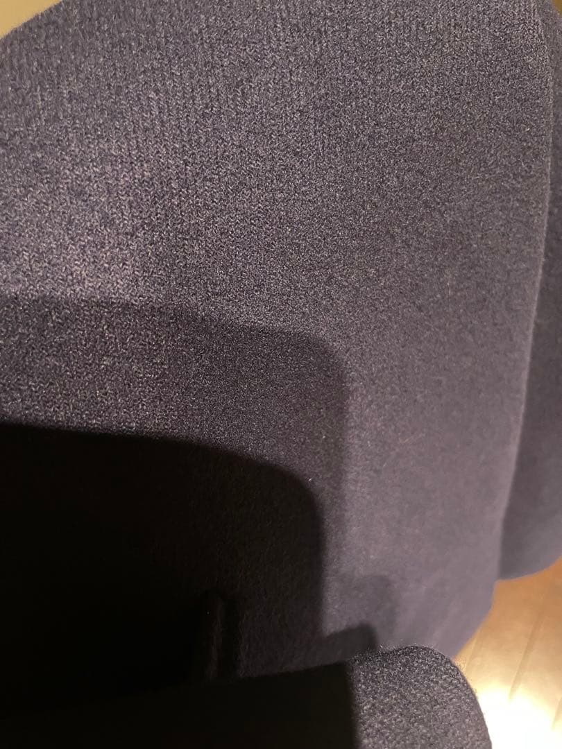 ENFOLD エンフォルド コクーン カシミア混 ネイビー タグ保管