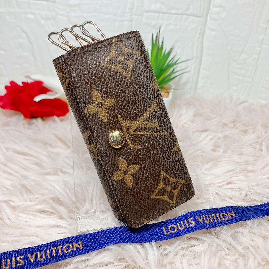 美品 ルイヴィトン ミュルティクレ4 モノグラム キーケース M69517