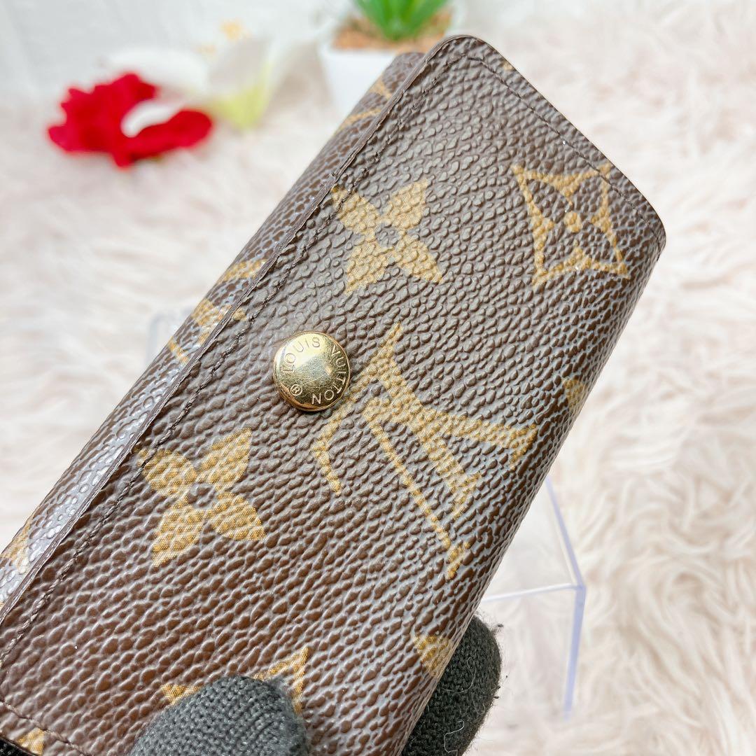 美品 ルイヴィトン ミュルティクレ4 モノグラム キーケース M69517