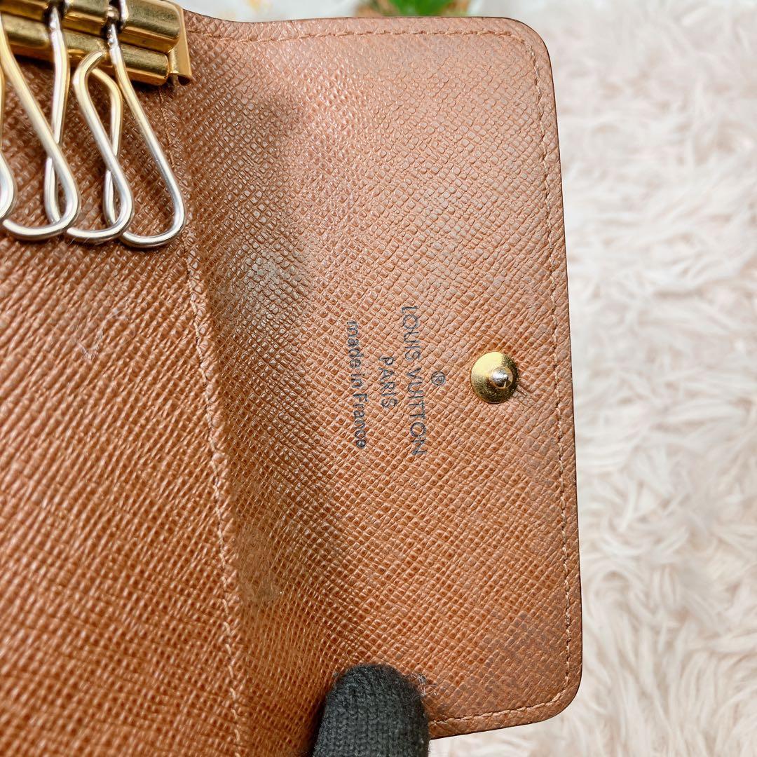 美品 ルイヴィトン ミュルティクレ4 モノグラム キーケース M69517