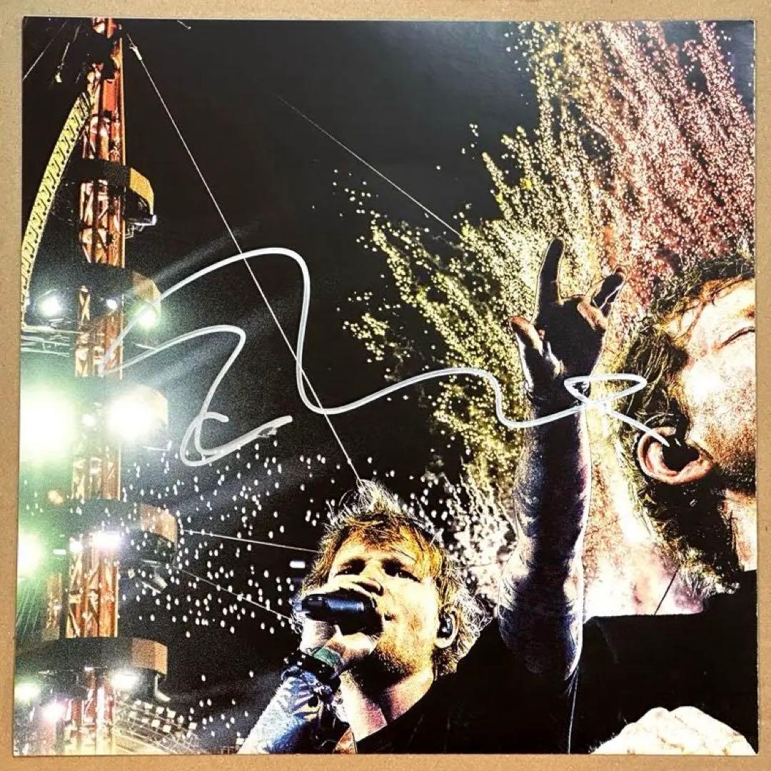 直筆サイン入りポスター付き エドシーラン 2枚組CDアルバム 新品