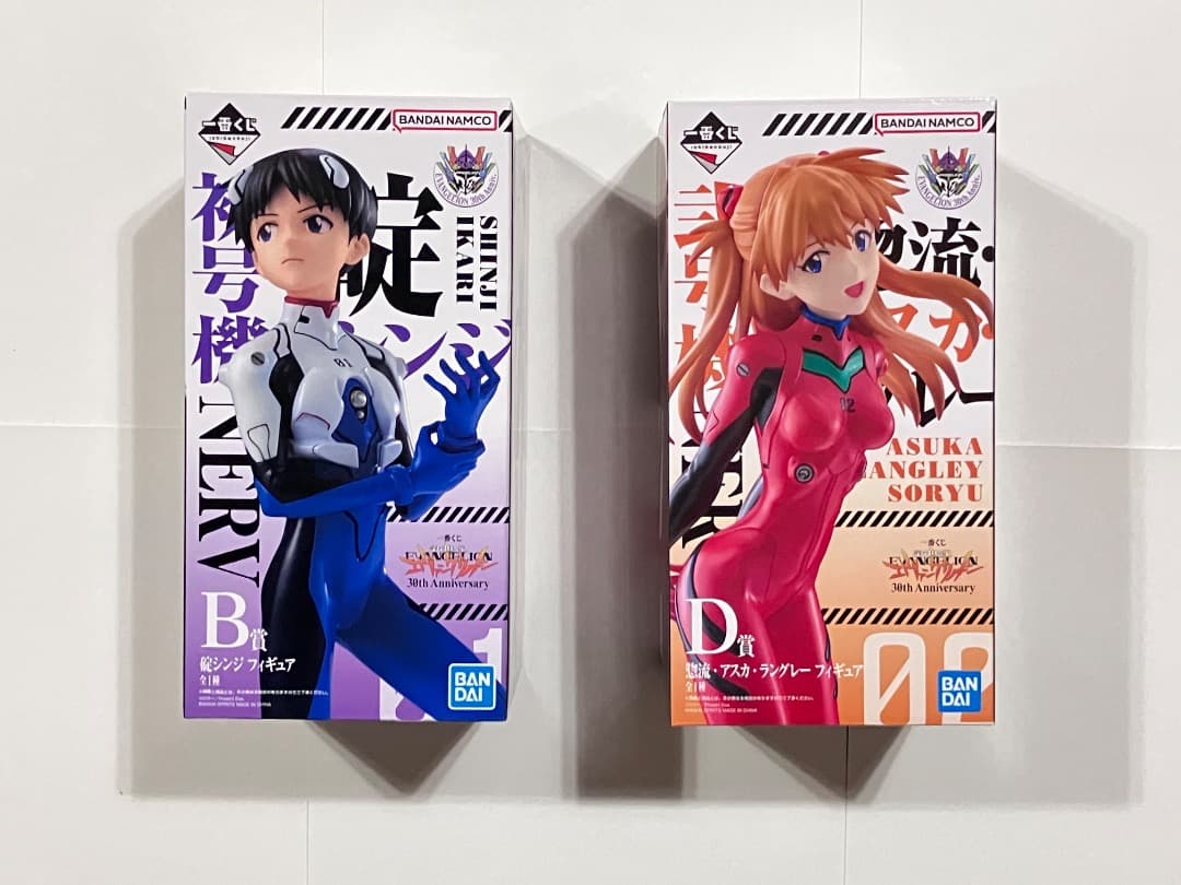 エヴァンゲリオン 30th 一番くじ A賞 B賞 D賞 フィギュア E賞