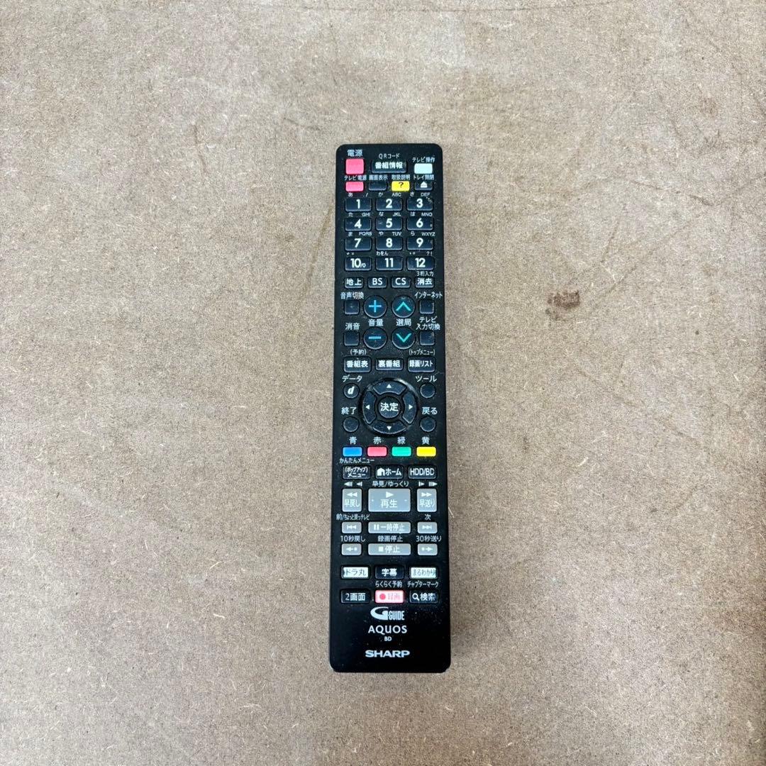 91N【早い者勝ち★】SHARP ブルーレイレコーダー　1TB 3番組録画可能