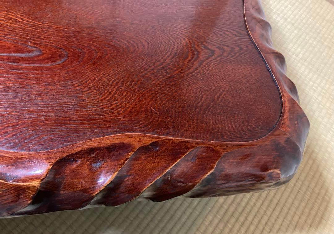天然木一枚板 高級座敷机 150×90×32 送料込