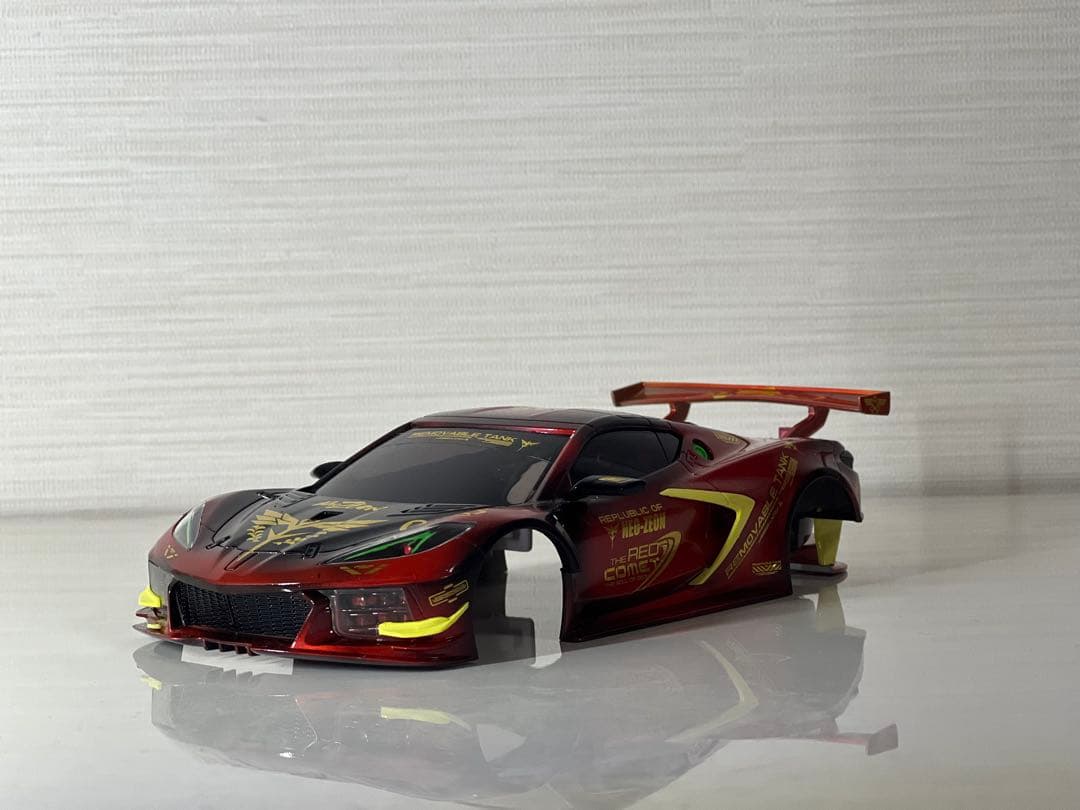 京商ミニッツシボレーコルベット C8.R ホワイトボディ