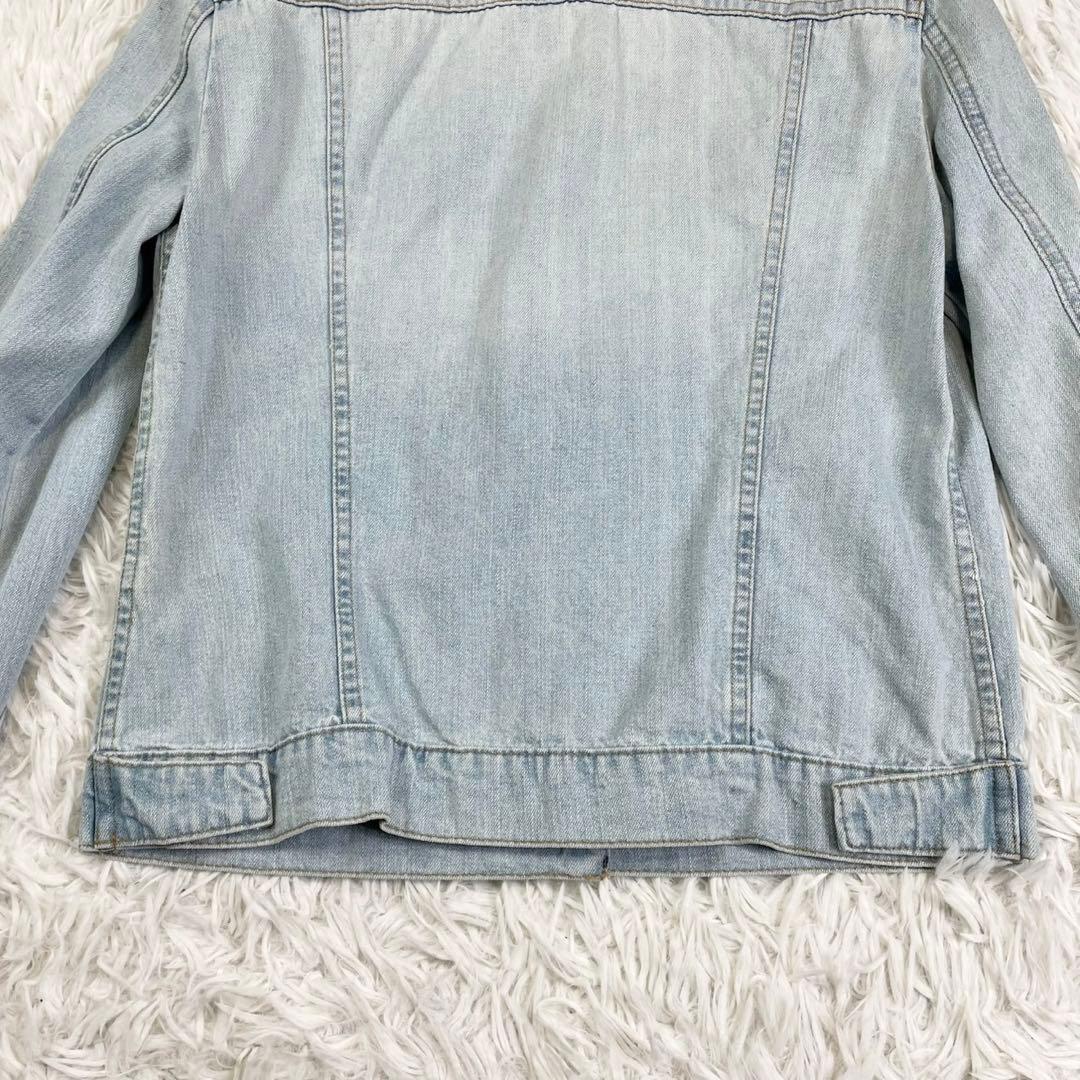 美品　フェンディ　デニムジャケット　金ボタン　レディース　インディゴブルー　40