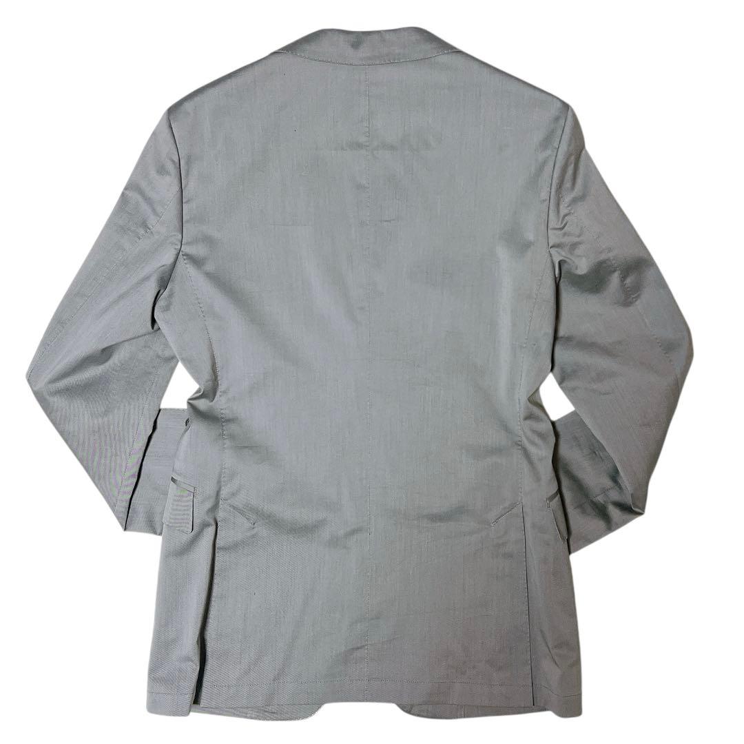 極美品 バーバリーブラックレーベル スーツセットアップ パンツタグ付 グレー M
