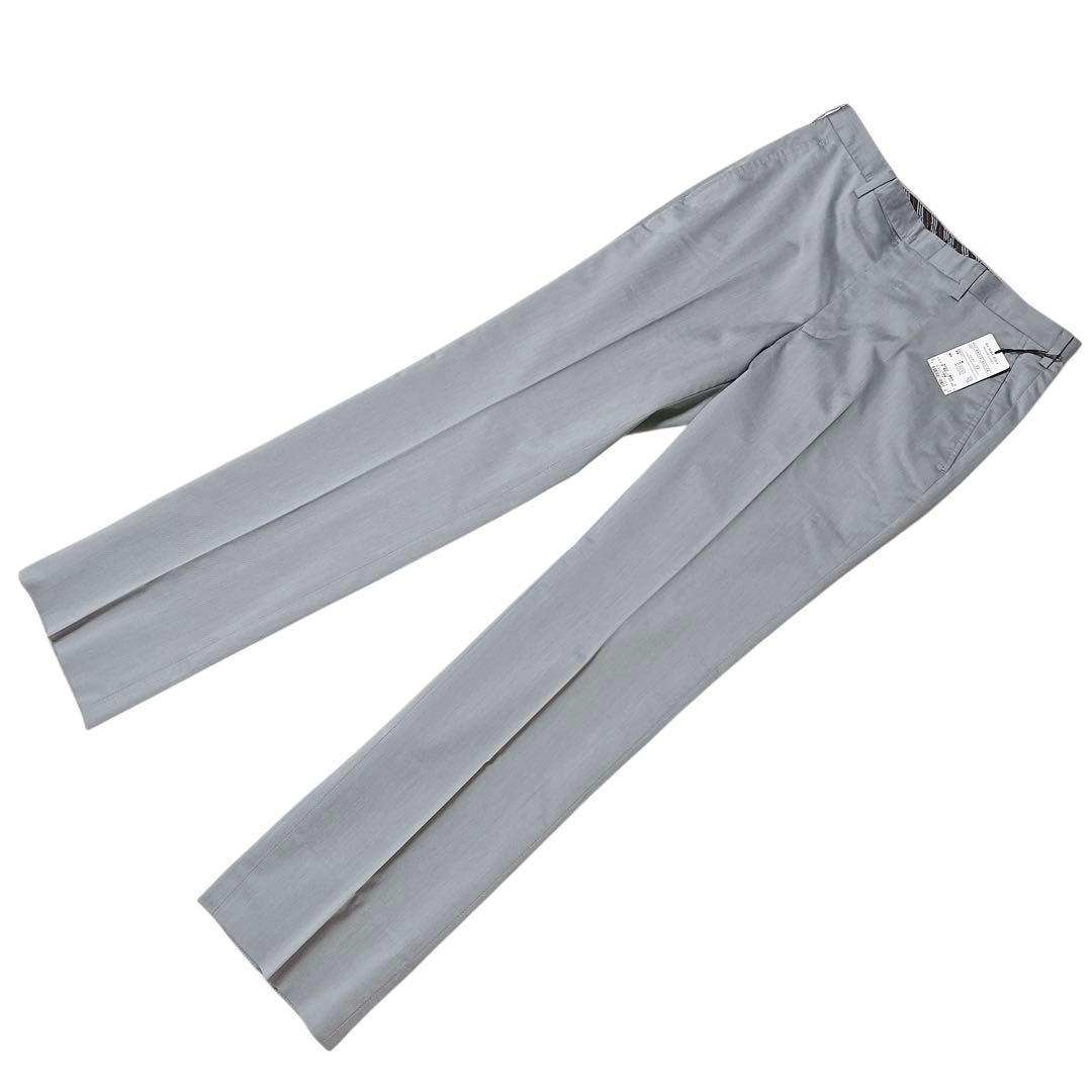 極美品 バーバリーブラックレーベル スーツセットアップ パンツタグ付 グレー M