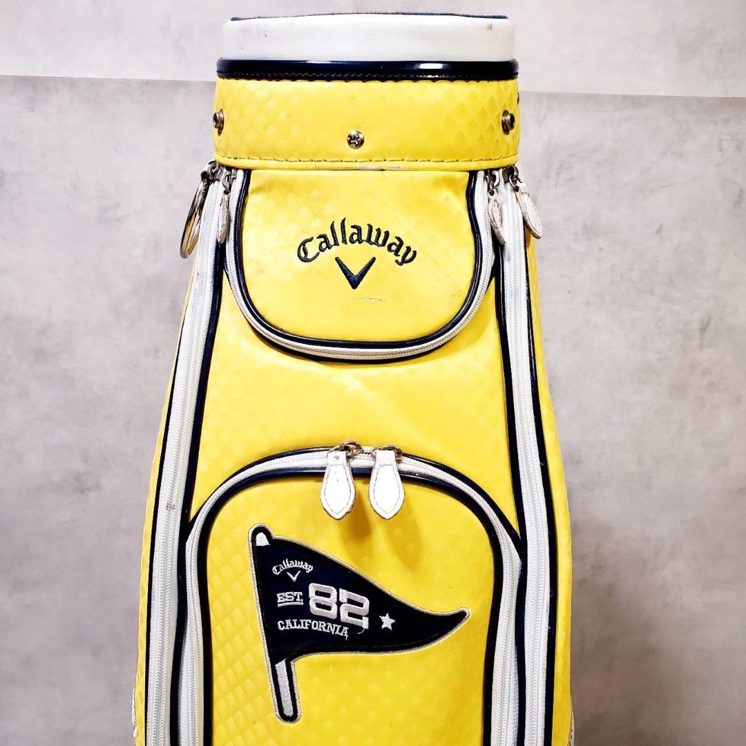 キャロウェイ 82 California ゴルフバッグ キャディバッグ イエロー