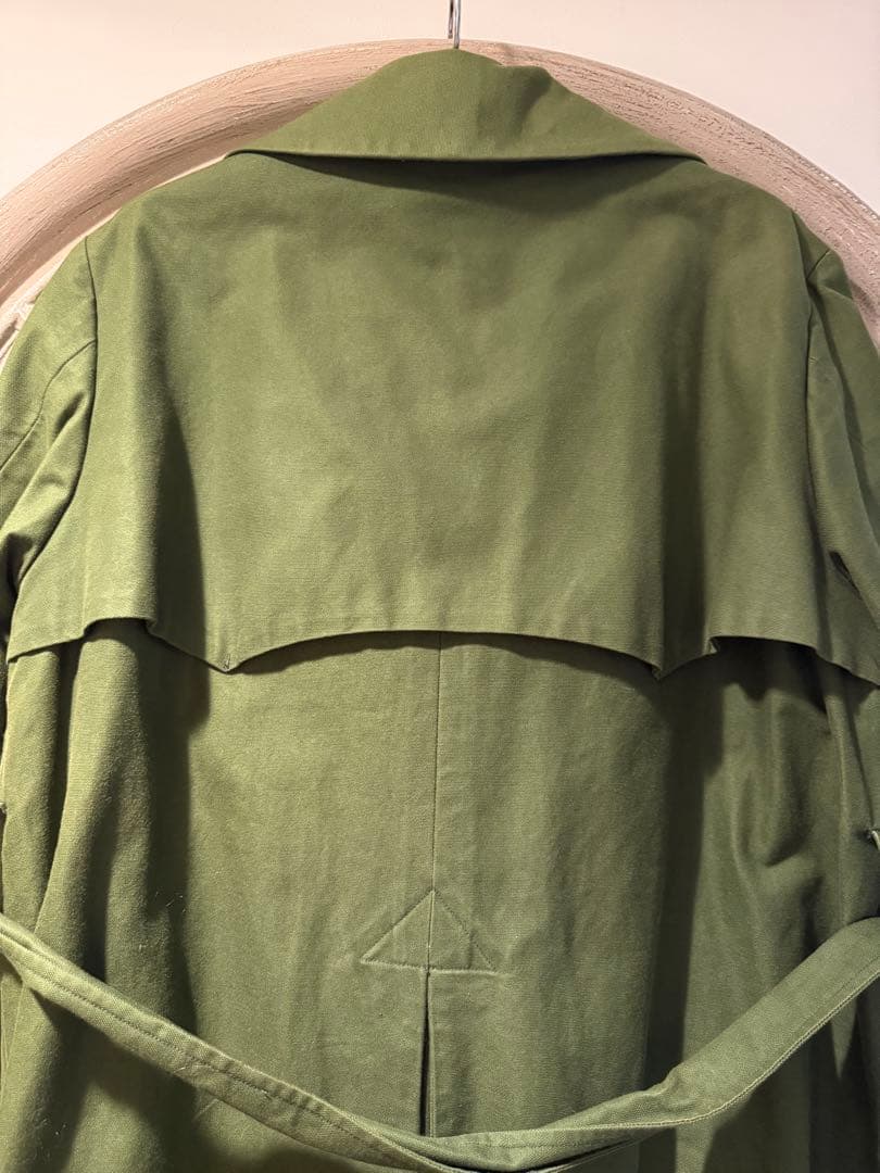 美品45R ✳︎オリーブグリーン トレンチコート　サイズ2