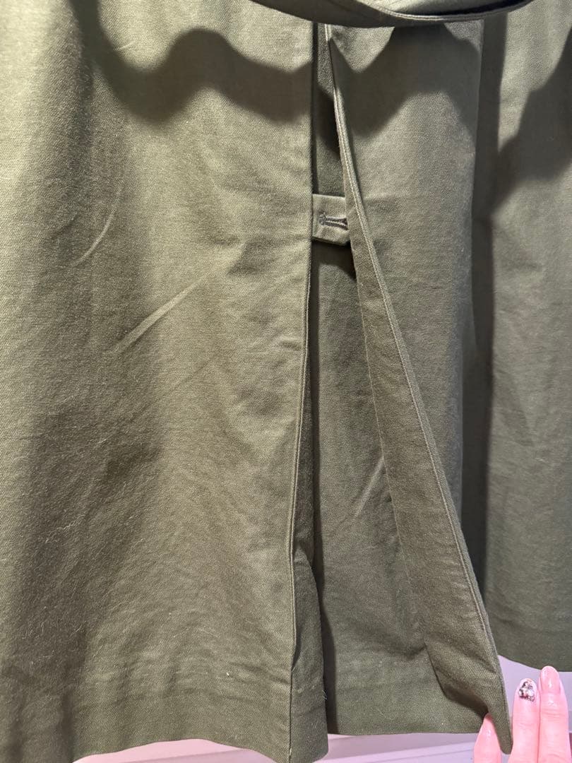 美品45R ✳︎オリーブグリーン トレンチコート　サイズ2