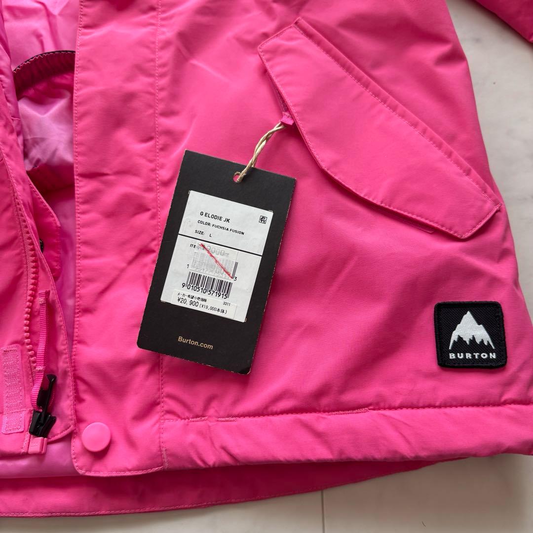 タグ付き BURTON バートン スノーウェア 150cm L ピンク ガールズ