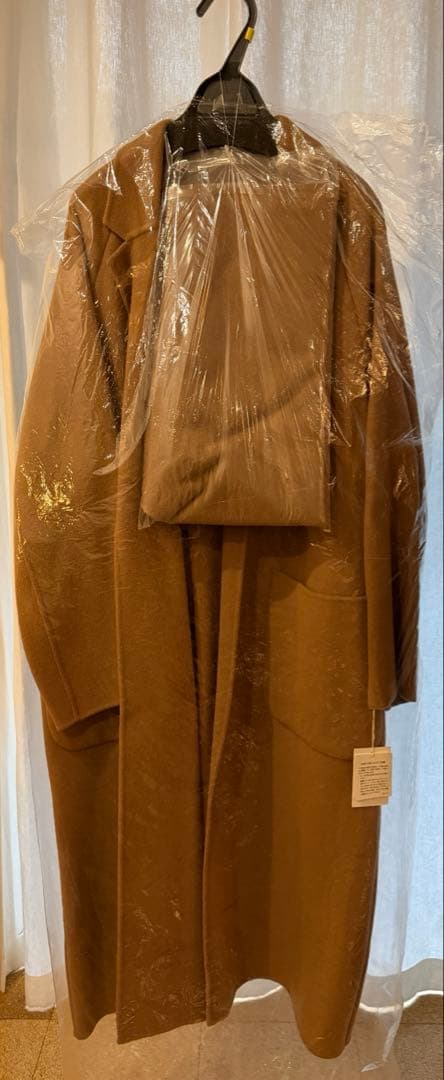 新品　ETRE リバーストールロングコート　BEIGE