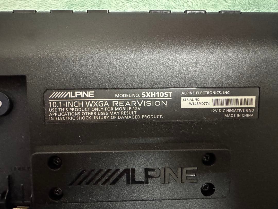 【マイケル】ALPINE アルパイン　ヘッドレストモニター