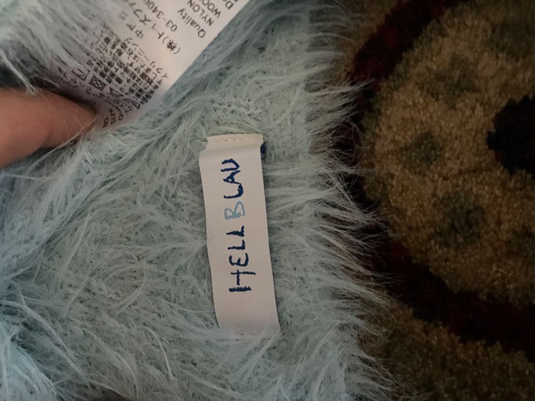 アームカバーと帽子セット　ヘルブラウ　HELL BLAU あのちゃん