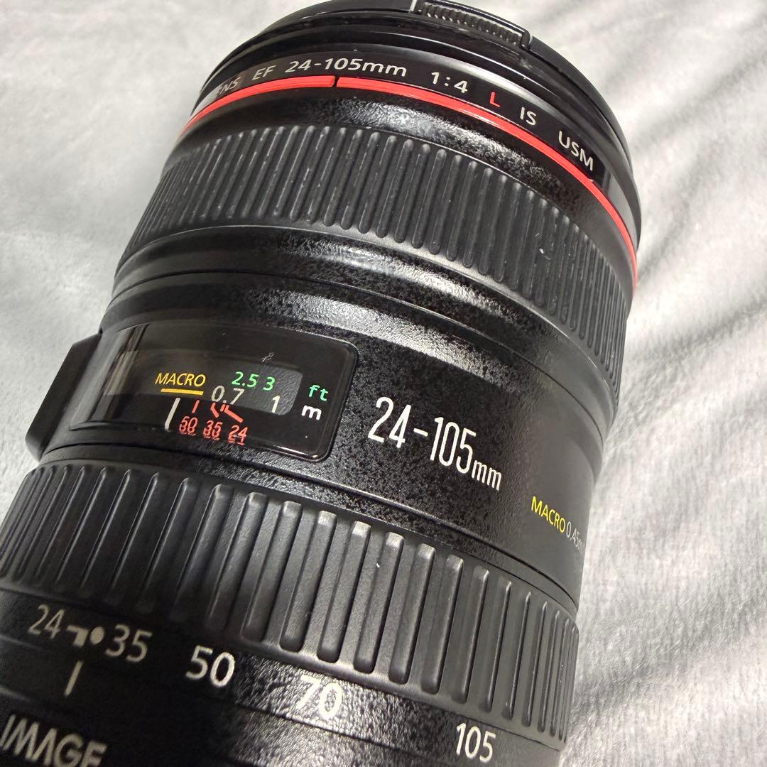 Canon EF 24-105 f4 Lレンズ PLフィルター付き キヤノン