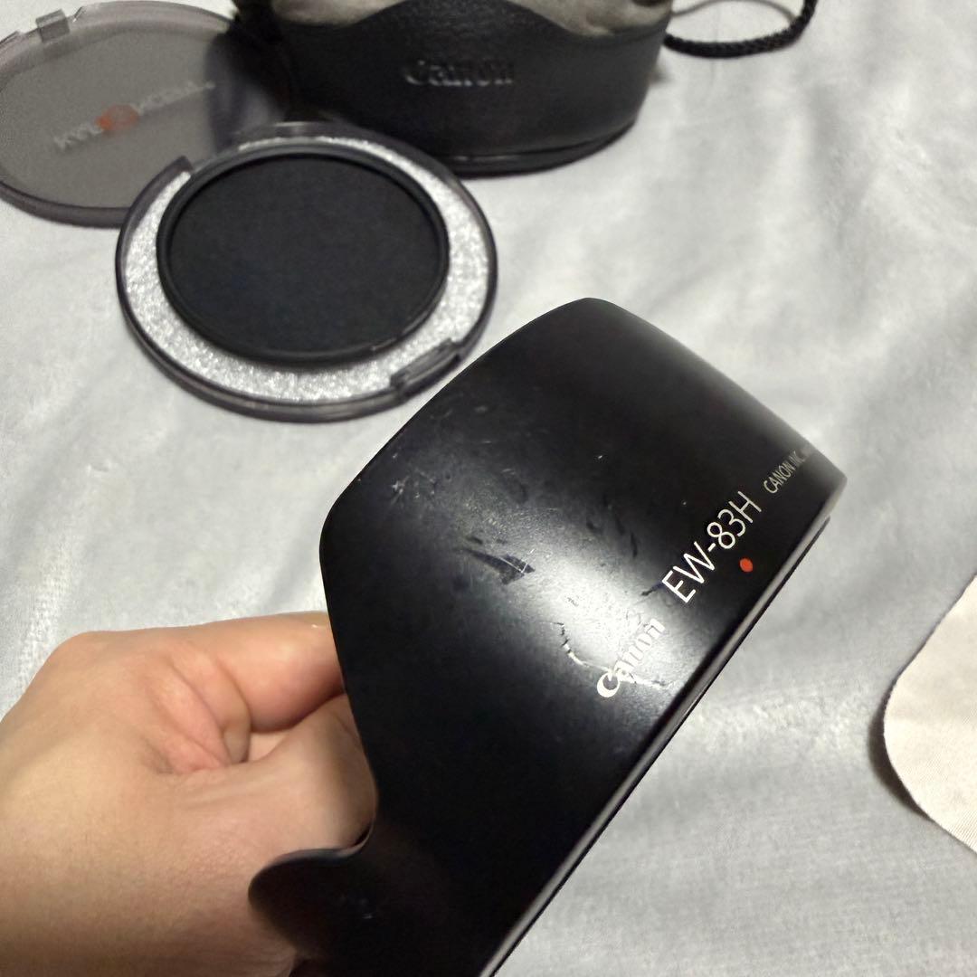 Canon EF 24-105 f4 Lレンズ PLフィルター付き キヤノン