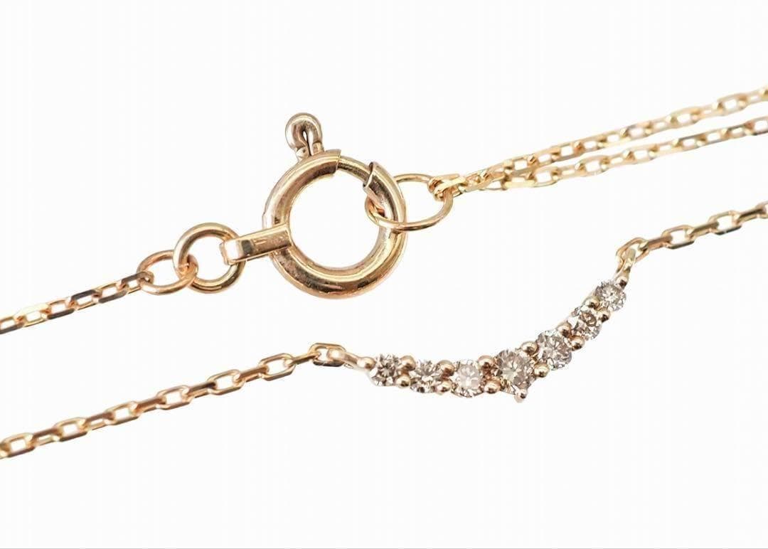 agete ダイヤモンド ネックレス K10 ゴールド アクセサリー アガット